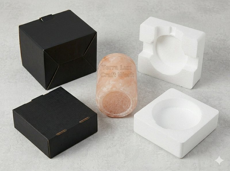 Himalayan Pink Salt Cylinder Cremation Ash Urn - product image 3