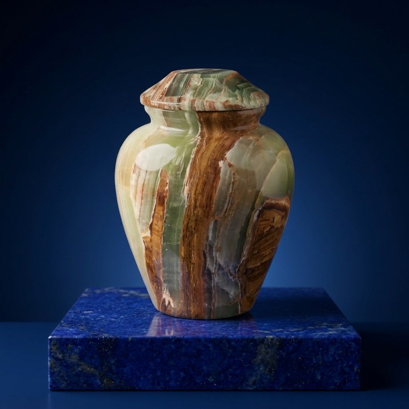 Onyx Multi Green Marble Ash Urns - product image 3