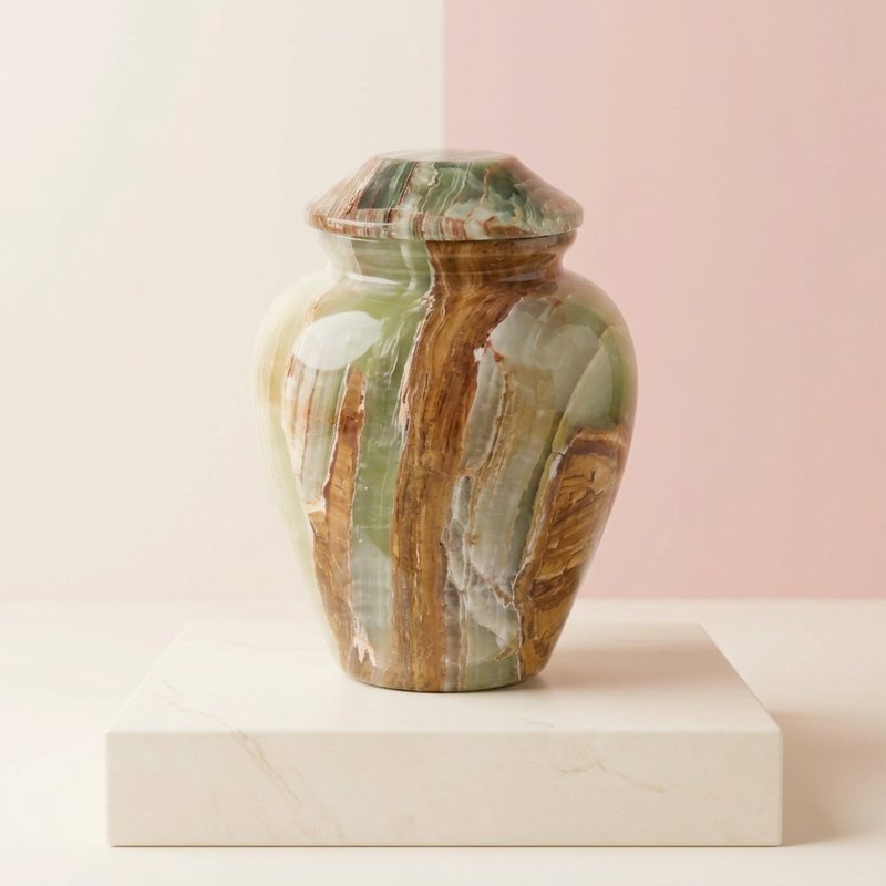 Onyx Multi Green Marble Ash Urns - product image 5